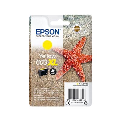 Epson inktcartridge 603 XL, 4 ml, OEM C13T03A44010, geel Epson inktcartridge 603 XL, 4 ml, OEM C13T03A44010, geel