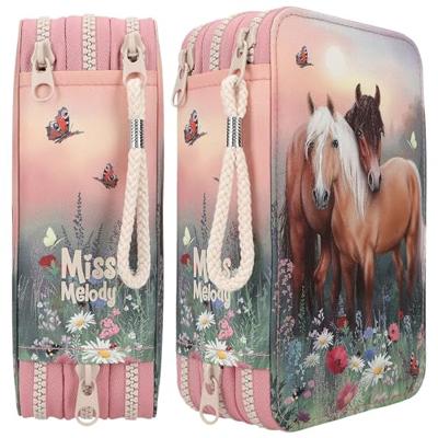 Miss Melody Flowers 3-vaks etui