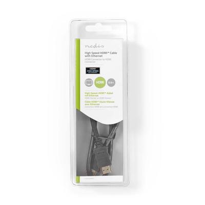 High Speed HDMI-Kabel met Ethernet | HDMI-Connector - HDMI-Connector | 0,5 m | Zwart - thumbnail