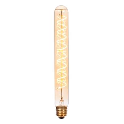 Lucide T32 - Filament lamp - Ø 3,2 cm - LED 3 StepDim (Memory) - E27 - 1x4,9W 2200K - Amber