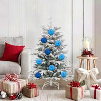 Kerstbal Set 15 pcs Blauw - thumbnail