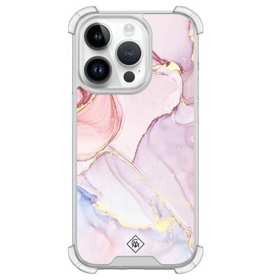 iPhone 14 Pro siliconen shockproof hoesje - Purple sky