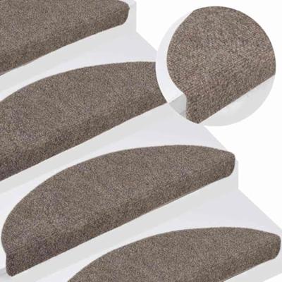 VidaXL Trapmatten zelfklevend 15 st 65x21x4 cm naaldvilt crèmekleurig