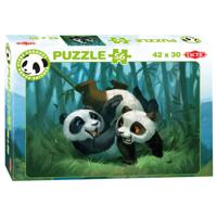 Tactic legpuzzel Panda Stars Playtime junior 56 stukjes - thumbnail