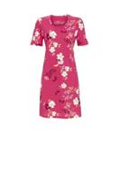 Gebloemd fuchsia nachthemd Ringella - thumbnail