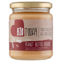 BioToday Pindakaas Crunchy 250 g bij Jumbo - thumbnail