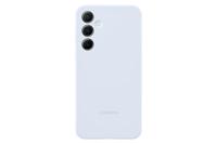 Samsung Silicone Case Backcover Samsung Galaxy A55 5G Lichtblauw Stootbestendig - thumbnail