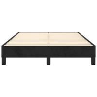 Bedframe zonder matras 120x190 cm fluweel zwart - thumbnail