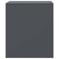 Nachtkastje 34,5x39x44 cm staal antracietkleurig - thumbnail