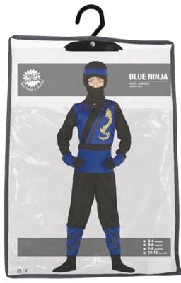 Ninja pakje kind blauw populair
