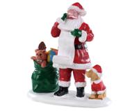 Lemax naughty or nice santa kerstdorp figuur type 3 Santa&apos;s Wonderland 2019 - thumbnail