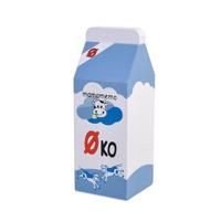 Mamamemo pak volle melk hout 12 cm blauw - thumbnail