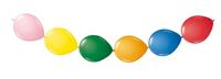 3x stuks knoop ballonnen slinger van 8x ballonnen - Ballonnen - thumbnail