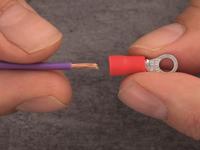 Quadrios 22C453 Ringkabelschoen Dwarsdoorsnede (max.): 4.0 mm² Schachtdiameter: 6.5 mm Deels geïsoleerd Zwart 1 set(s) - thumbnail