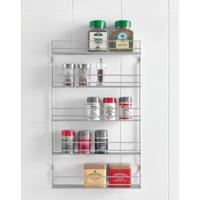Metaltex Space Saver Smart Kitchen Pepito Kruidenrek 5 Etages 36x8x58 cm Zilver - thumbnail