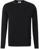 Hakro 279 Long-sleeved shirt MIKRALINAR® - Black - XS - thumbnail