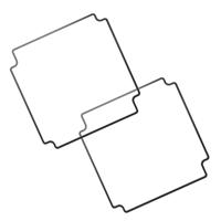 Hammond Electronics 1550Z139GASKET Afdichting Silicone Zwart (b x h) 120.5 mm x 2 mm 2 stuk(s) - thumbnail