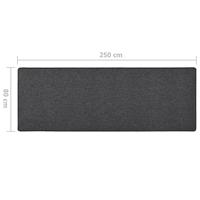 Tapijtloper 80x250 cm antracietkleurig - thumbnail