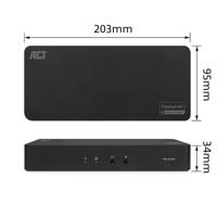 ACT AC7160 USB-C 4K Docking station - thumbnail