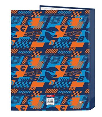 Ringmap Hot Wheels Speed club Oranje Marineblauw A4 (26.5 x 33 x 4 cm) Ringmap Hot Wheels Speed club Oranje Marineblauw A4 (26.5 x 33 x 4 cm)