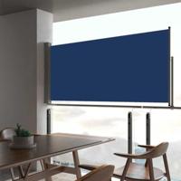 VidaXL Tuinscherm uittrekbaar 60x300 cm blauw - thumbnail