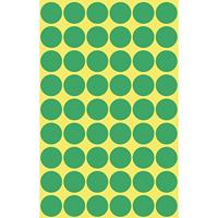 Etiket az 3143 rond 12mm groen 270stuks - thumbnail