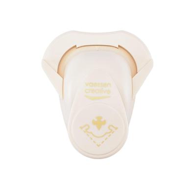 Vaessen Creative • hoekpons lelie met sierrand 1,8x2,2cm