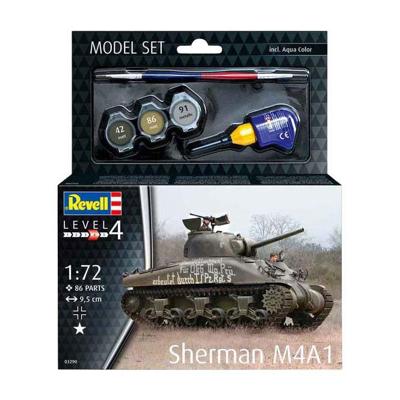 Revell modelbouwpakket - sherman m4a1 1:72 - 86dlg. Revell modelbouwpakket - sherman m4a1 1:72 - 86dlg.