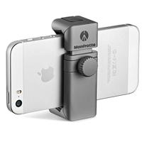 Manfrotto Twist Grip universele smartphonehouder grijs/zilver-mat - thumbnail