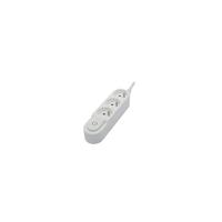 CHACON Stekkerdoos 3 x 16 A met schakelaar, kabel 1,5 m HO5VV-F 3x1,5 mm² wit - thumbnail