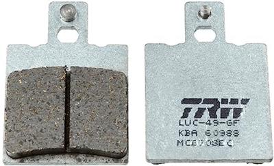 TRW remblokken "mcb 708 brake pad mcb 708 ec organic