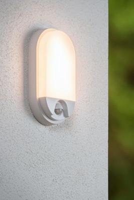 Lucide HUPS IR - Wandlamp Binnen/Buiten - LED - 1x10W 3000K - IP54 - Beweging & dag/nacht sensor - Wit Lucide HUPS IR - Wandlamp Binnen/Buiten - LED - 1x10W 3000K - IP54 - Beweging & dag/nacht sensor - Wit