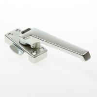 AXA raamsluiting 3308 - met drukknop en nok - draairichting 2-3 - rechtsdraaiend - alu F2 - 3308-31-92/E - thumbnail