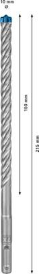 Bosch Accessories EXPERT SDS plus-7X 2608900098 Wolfraamcarbide Hamerboor 1 stuks 10.00 mm Gezamenlijke lengte 215 mm SDS-Plus 1 stuk(s)