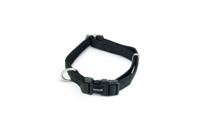 Beeztees - Halsband Hond - Mac Leather - Zwart - 20-40 cm - thumbnail