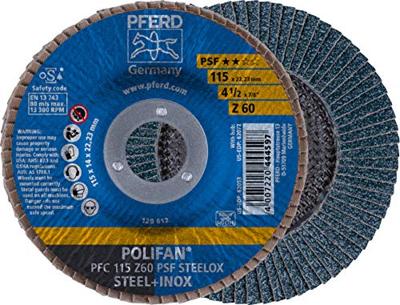 PFERD TOOLS 67766115 Z Psf Steelox Lamellenschijf Diameter 115 mm Boordiameter 22.23 mm 10 stuk(s)