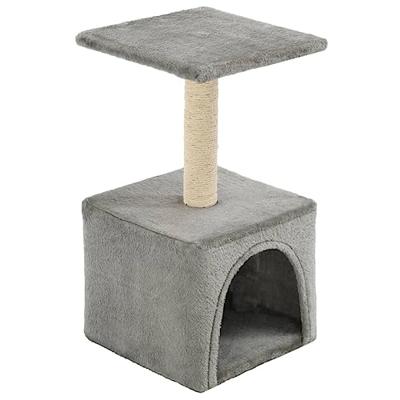 VidaXL Kattenkrabpaal met sisal krabpaal 55 cm grijs