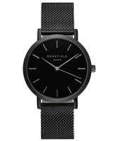Rosefield The Mercer Quartz Polshorloge Vrouw Zwart - thumbnail