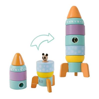 Studio Circus Houten Raket Stapeltoren Studio Circus Houten Raket Stapeltoren