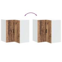 Keuken hoekkast "Porto" bewerkt hout oud houtkleurig - thumbnail