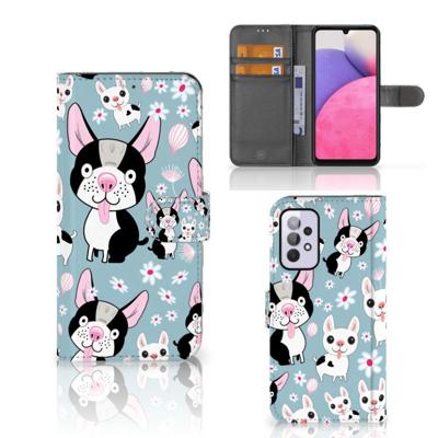 Samsung Galaxy A33 5G | Telefoonhoesje | Met pasjeshouder | Hondjes