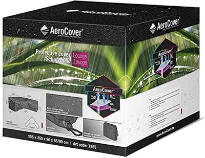 Loungesethoes hoek hoge rugleuning 255x255x90x65-90 - Aerocover - thumbnail