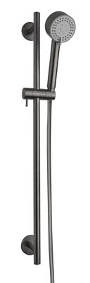 Wiesbaden Cadans luxe glijstangset gunmetal