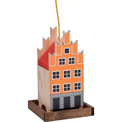 dobar Decoratief vogelhuisje (Oranje/rood)