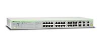 AT-FS750/28PS-50 Switch Layer 2 Fast Ethernet WebSmart - 24 x 10/100TX PoE+ | 2 x Combo Copper/SFP - 193W PoE budget - Internal PSU - thumbnail