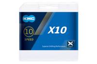 KMC X10 Ketting 10-speed 114-schakels Zilver - Zwart - thumbnail