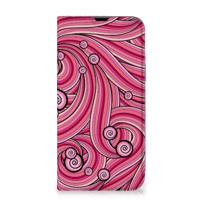 iPhone 13 Pro Max | Bookcase | Swirl Pink - thumbnail