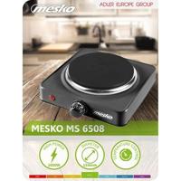 Mesko Home MS 6508 kookplaat Zwart Aanrecht Gesealde plaat 1 zone(s) - thumbnail