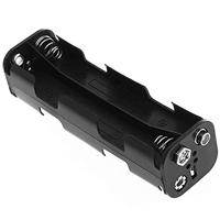 Velleman BH382B Batterijhouder Aantal cellen: 8 AA (penlite) Drukknopaansluiting (l x b x h) 108.5 x 31.5 x 29.5 mm - thumbnail