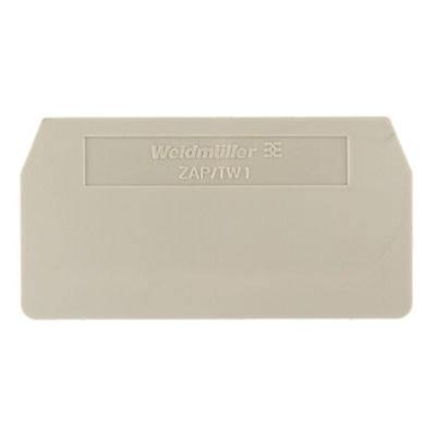 Weidmüller 1608740000-50 Afsluitplaat Beige 50 stuk(s)